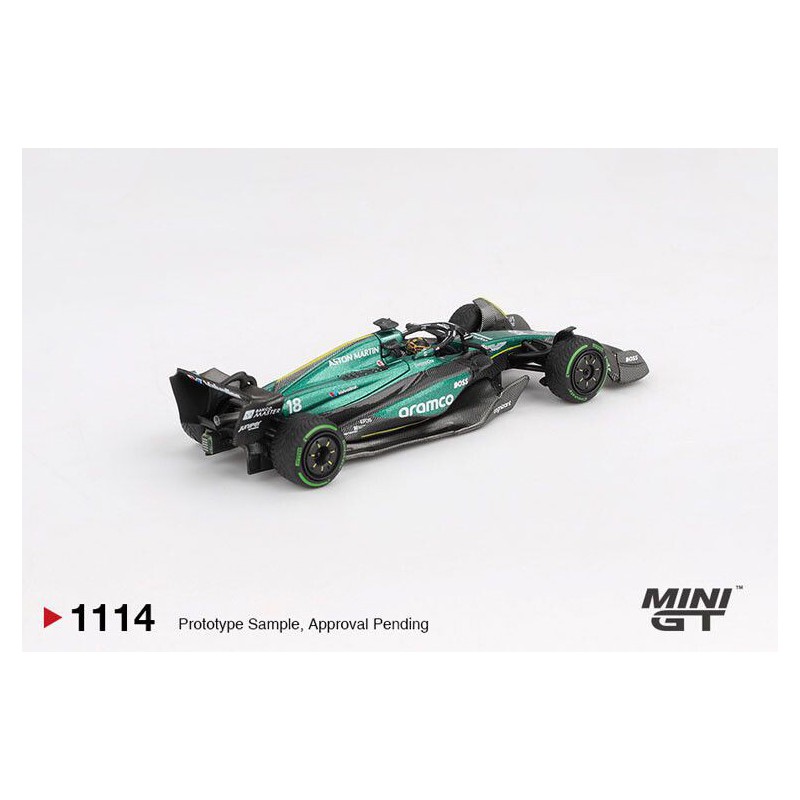 Aston Martin AMR24 Nr.18 Lance Stroll Canadian GP '24 1:64, Mini GT (1114)