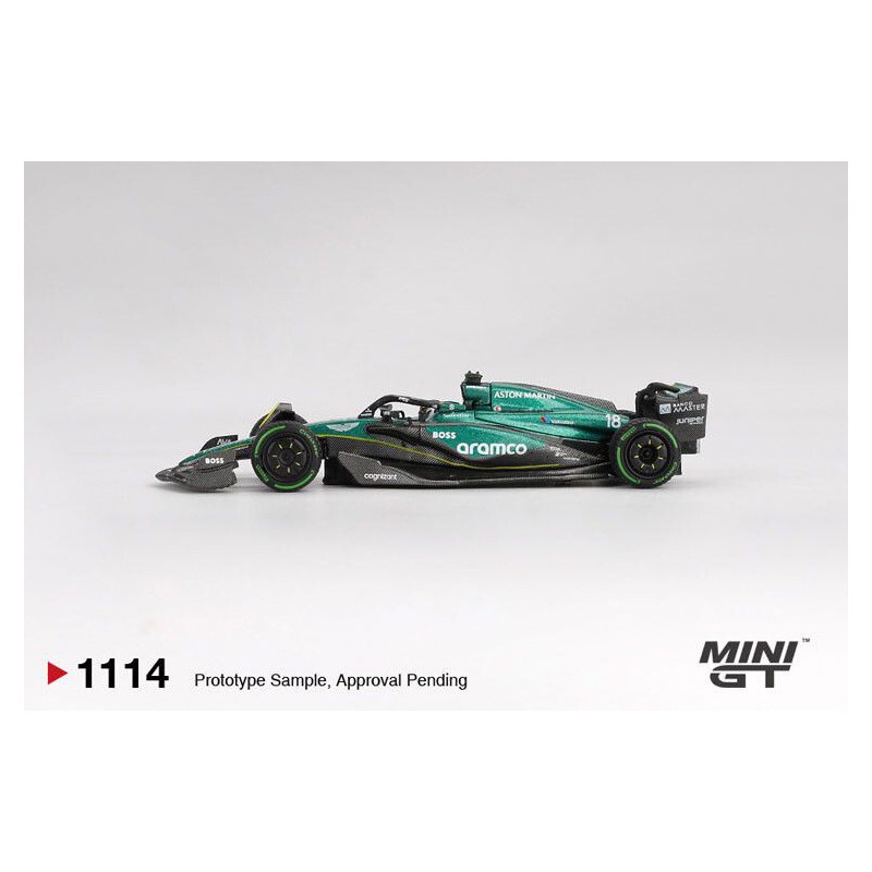 Aston Martin AMR24 Nr.18 Lance Stroll Canadian GP '24 1:64, Mini GT (1114)