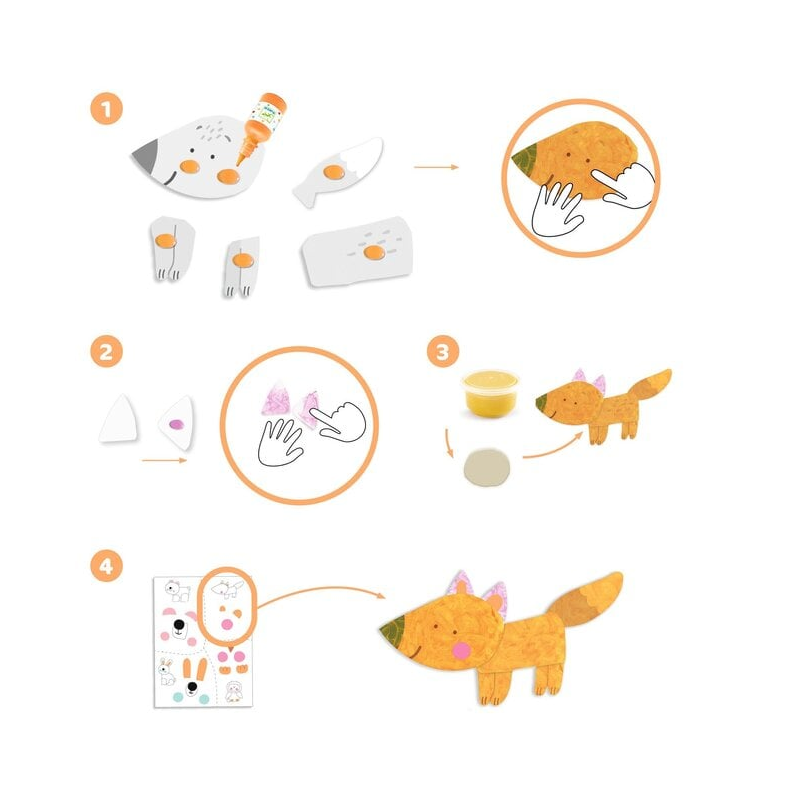 Djeco - Vingerverf Messy fun