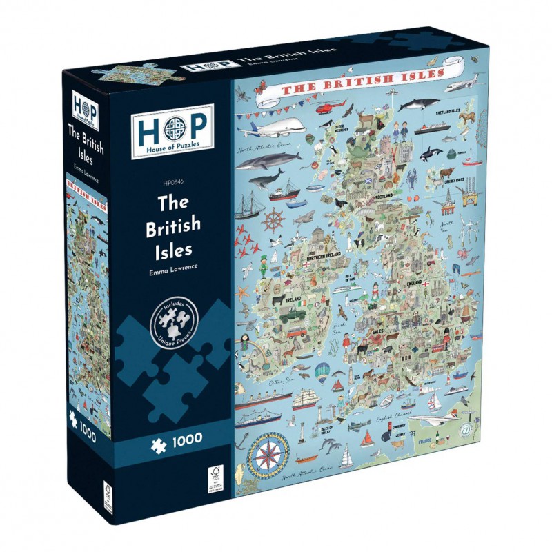 The British Isles, 1000 stukjes House of Puzzles