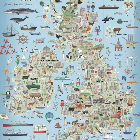 The British Isles, 1000 stukjes House of Puzzles