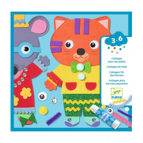 Djeco - collage muis en andere schattige dieren