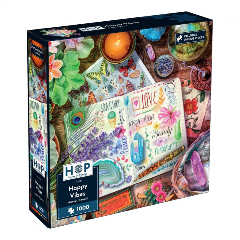 Happy vibes House of Puzzles 1000 stukjes
