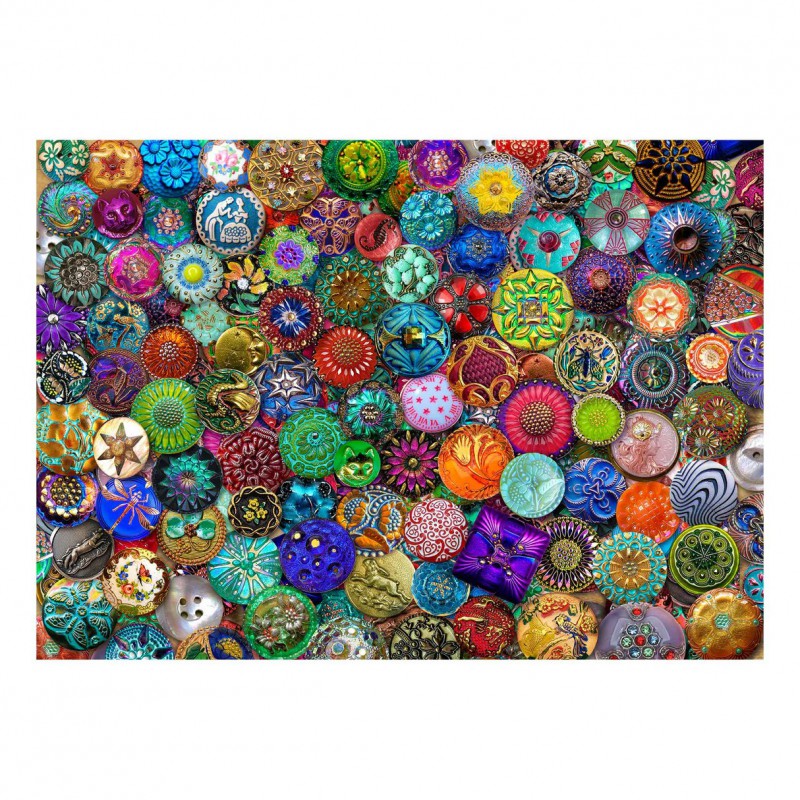 Glass buttons, 1000 stukjes House of Puzzles