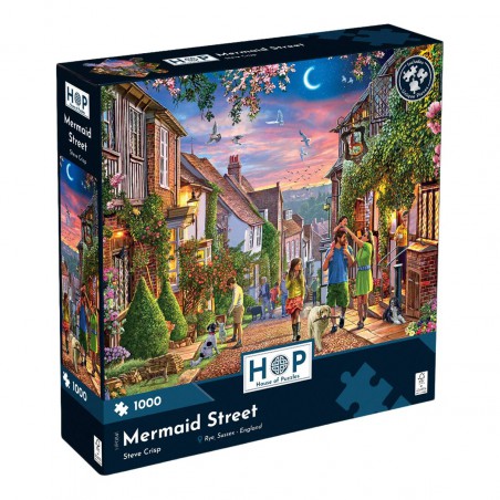 Mermaid street House of Puzzles 1000 stukjes