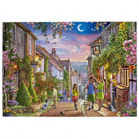 Mermaid street House of Puzzles 1000 stukjes