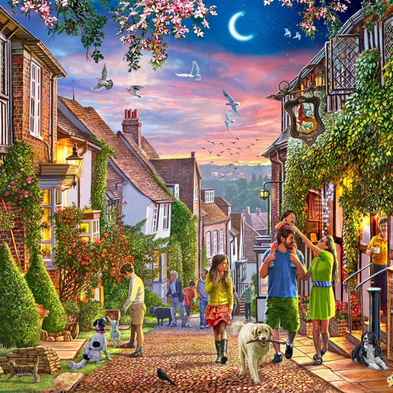 Mermaid street, 1000 stukjes House of Puzzles