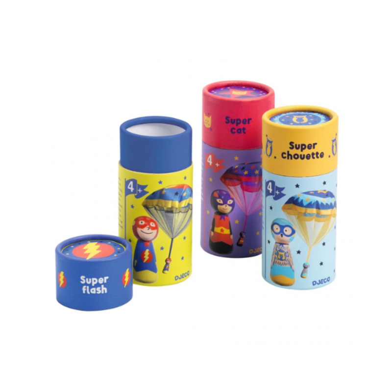 Djeco - Parachutist flying heroes - divers