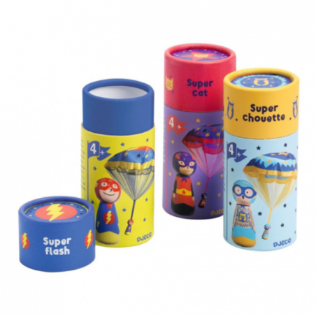Djeco - Parachutist flying heroes - divers