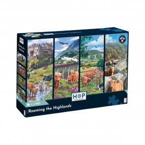 Roaming the highlands, 4x500 stukjes House of Puzzles