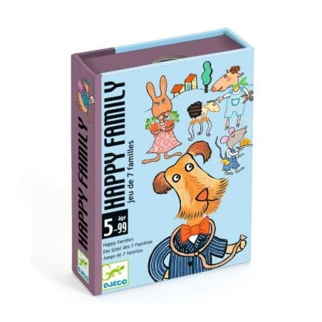 Djeco - Kaartspel Happy family - kwartet