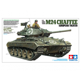 U.S. LIGHT TANK M24 CHAFFEE, 1:24, Tamiya