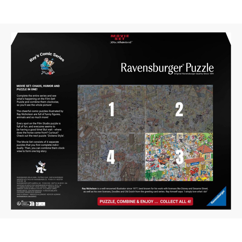 1000stukjes Ravensburger Filmset 3: Filmstudio