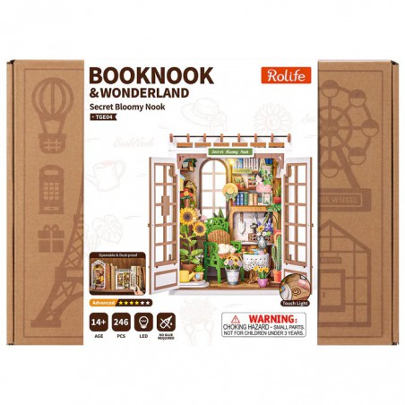 Secret bloomy nook, Diy Miniature House, Rolife