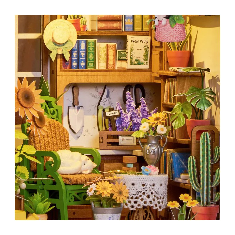 Secret bloomy nook, Diy Miniature House, Rolife