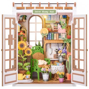 Secret bloomy nook, Diy Miniature House, Rolife