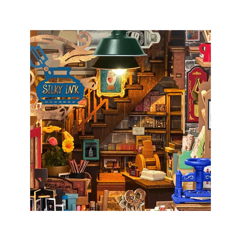 Wisdom stationary shop Diy Miniature House, Rolife