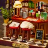 Tipsy cat bar Diy Miniature House rolife