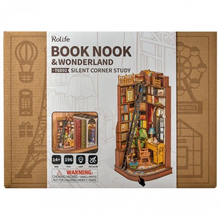 Silent corner study Rolife Booknook