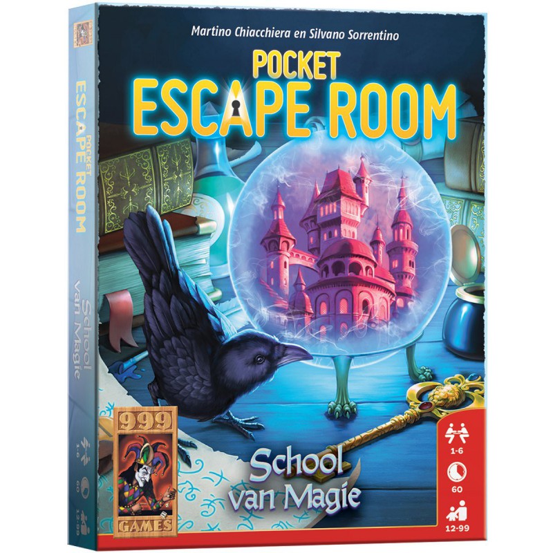 Pocket Escape Room: School van magie - Kaartspel, 999 Games