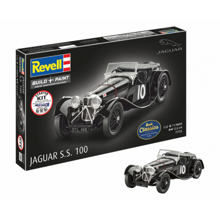 Modelset, Jaguar S.S. 100 1:32, Revell