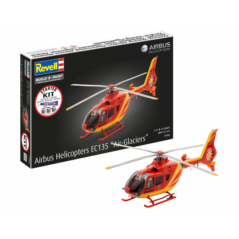 Modelset, Airbus Helicopters EC135 "Air-Glaciers" 1:72, Revell