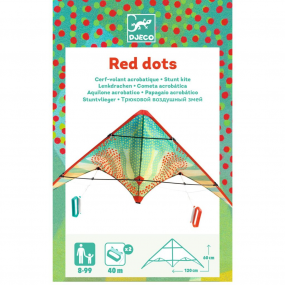 Djeco - Vlieger Stunt red dots