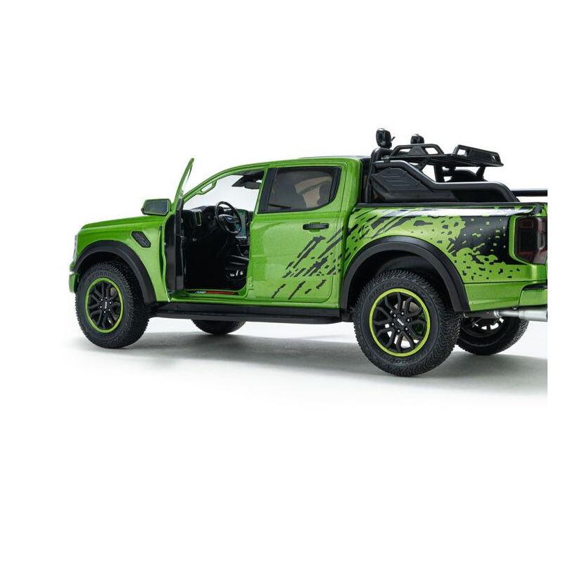 Ford Ranger Raptor '24, groen metallic - 1:18 - Solido