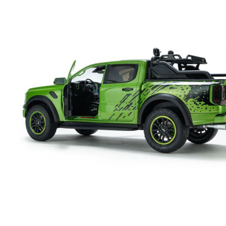 Ford Ranger Raptor '24, groen metallic - 1:18 - Solido