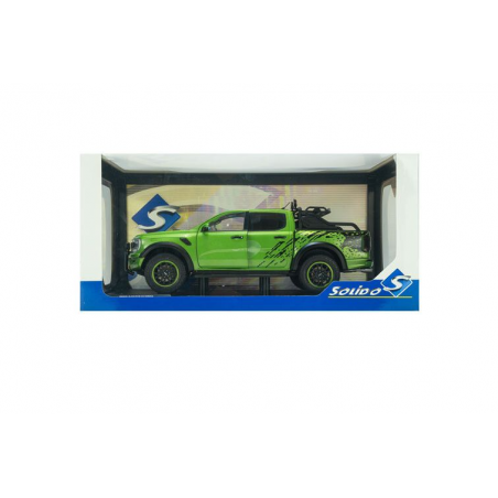 Ford Ranger Raptor '24, groen metallic - 1:18 - Solido