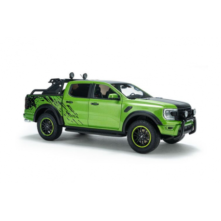 Ford Ranger Raptor '24, groen metallic - 1:18 - Solido