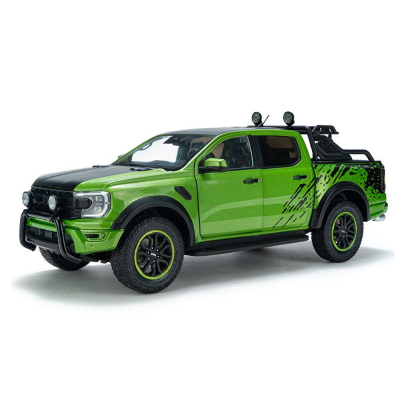 Ford Ranger Raptor '24, groen metallic - 1:18 - Solido