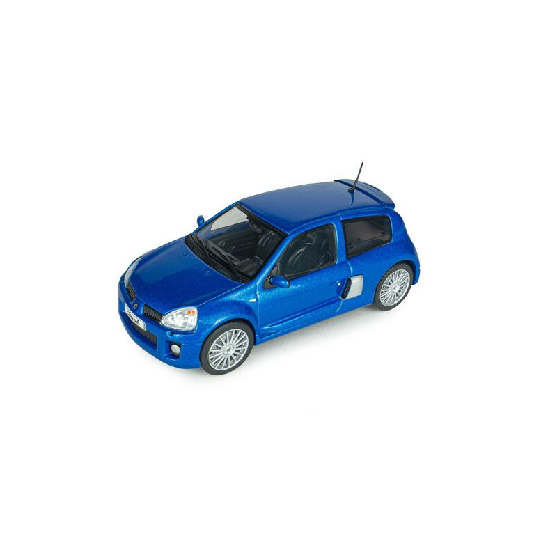 Renault Clio V6 Ph.2 '03, blauw (Bleu Iliade) - 1:43 - Solido