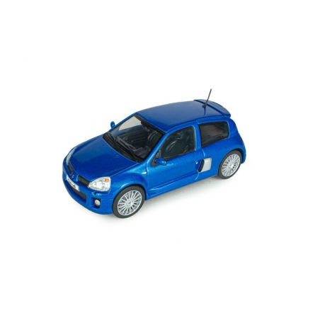 Renault Clio V6 Ph.2 '03, blauw (Bleu Iliade) - 1:43 - Solido