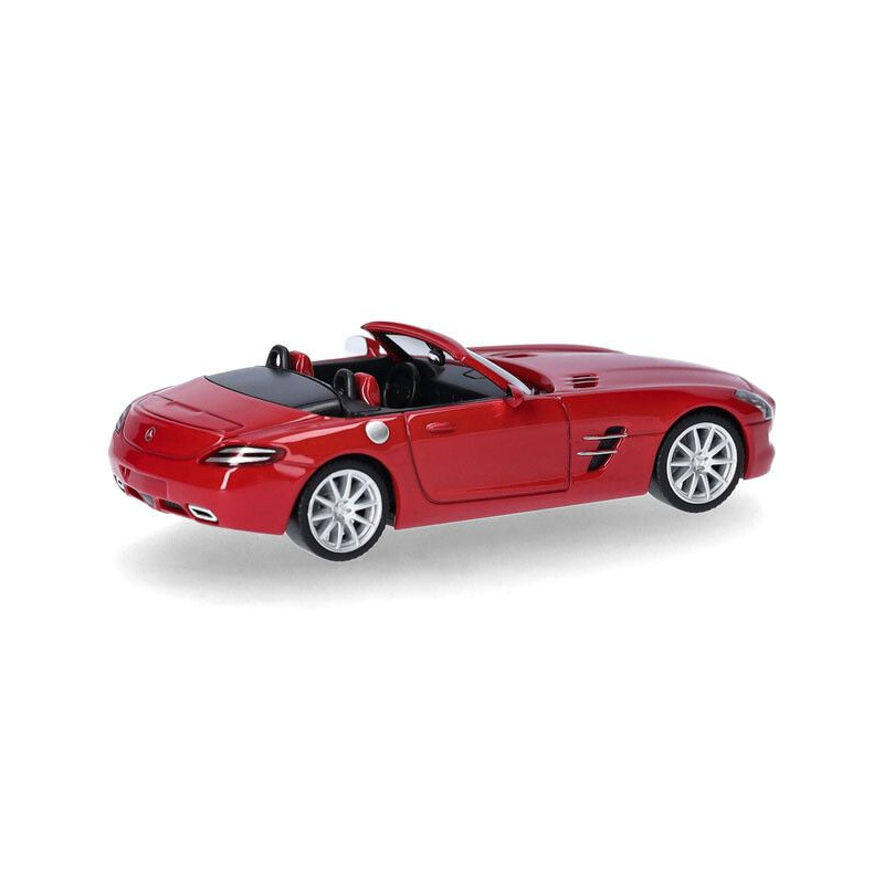 Mercedes Benz SLS AMG Roadster, rood 1:87, Herpa
