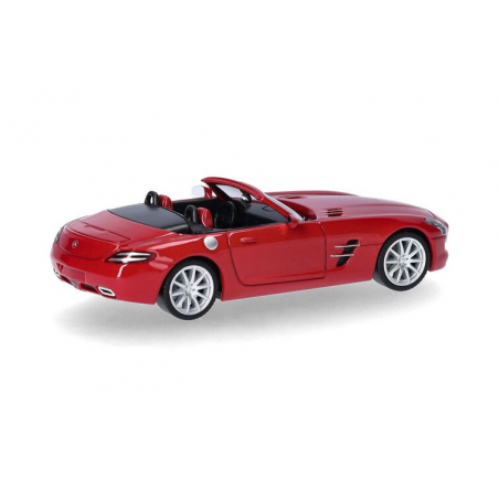 Mercedes Benz SLS AMG Roadster, rood 1:87, Herpa