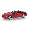 Mercedes Benz SLS AMG Roadster, rood 1:87, Herpa