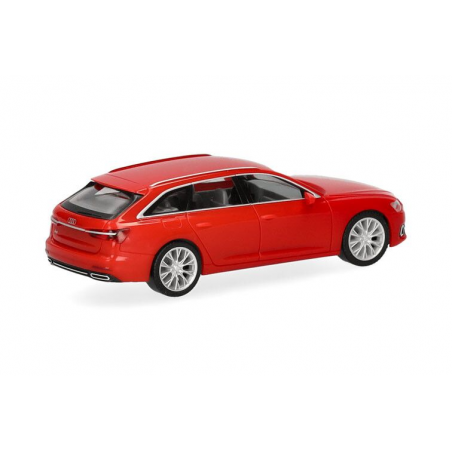 Audi A6 Avant, rood 1:87, Herpa