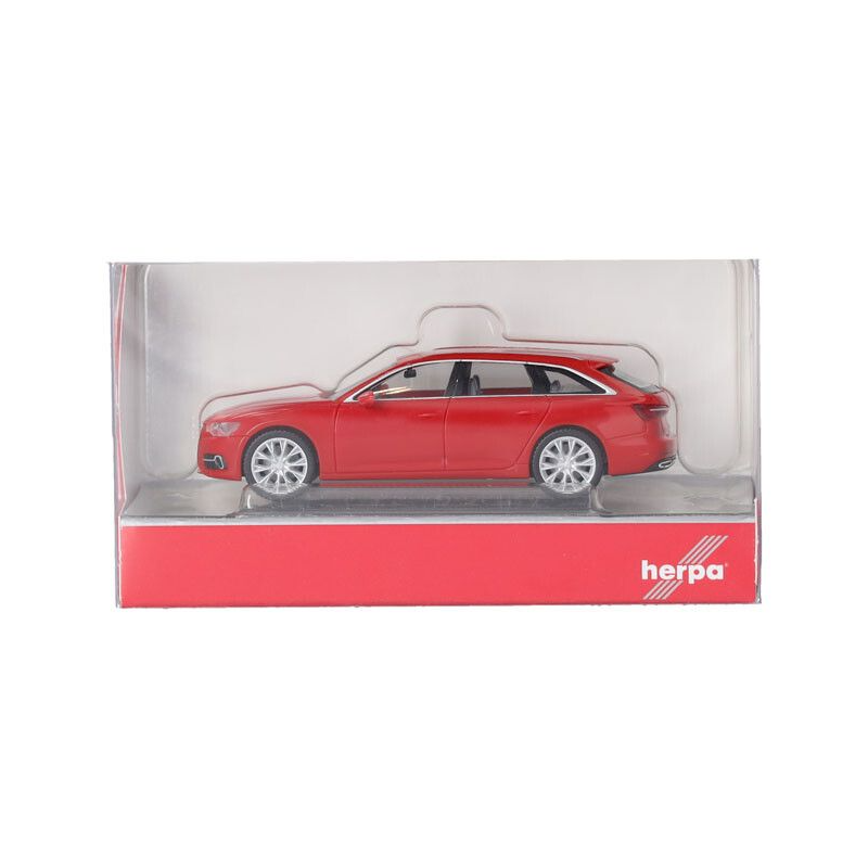 Audi A6 Avant, rood 1:87, Herpa