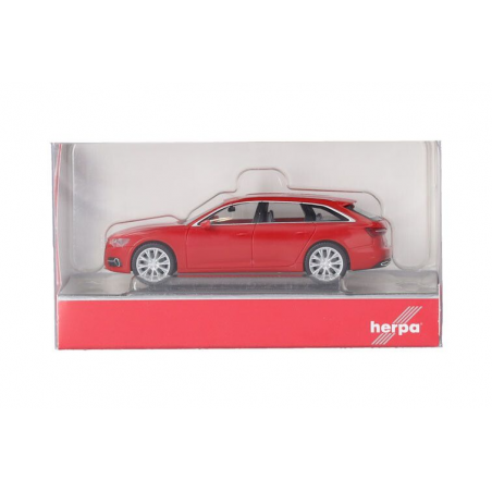 Audi A6 Avant, rood 1:87, Herpa