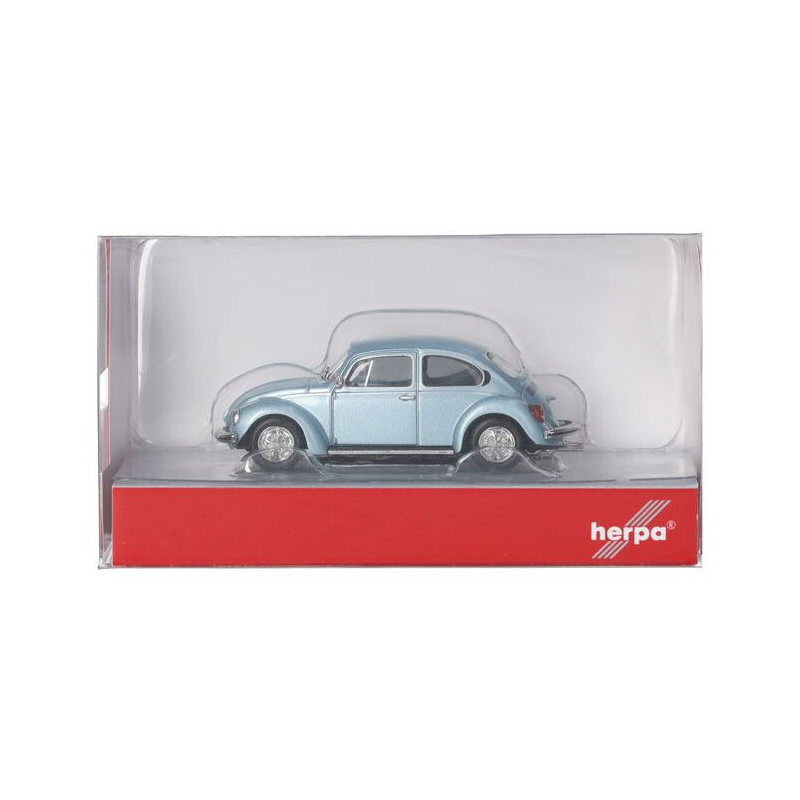 VW Kever 1303, blauw metallic 1:87, Herpa