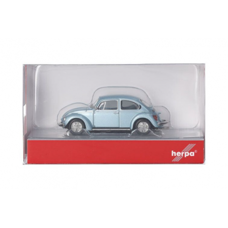 VW Kever 1303, blauw metallic 1:87, Herpa