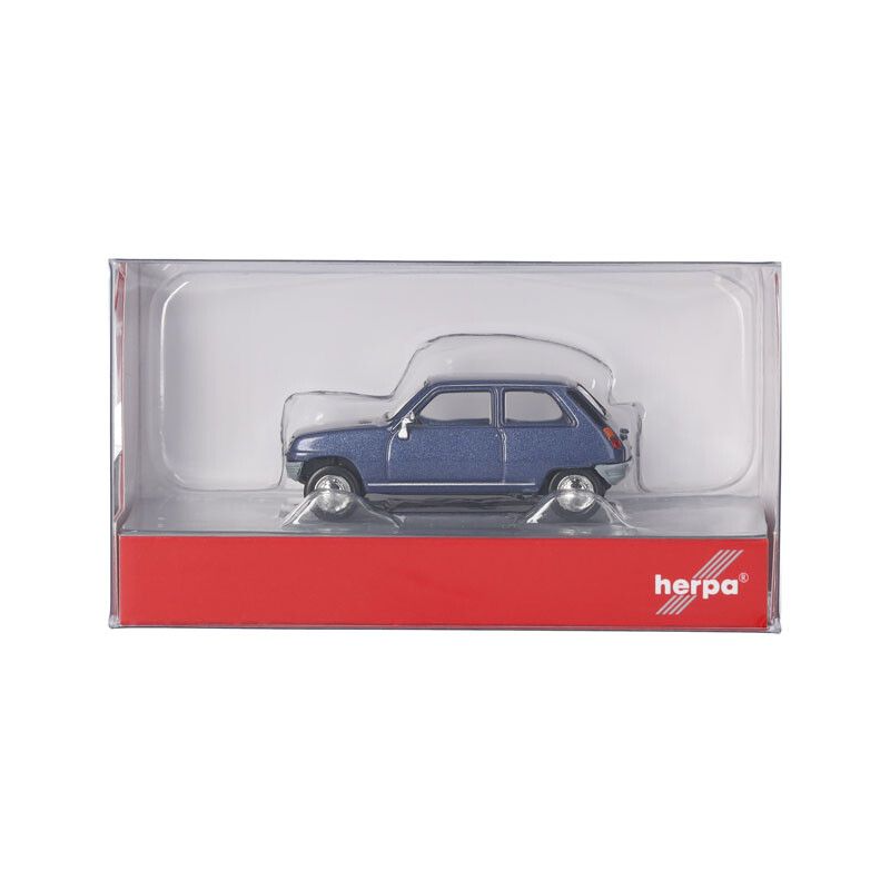 Renault R5, blauw metallic 1:87, Herpa