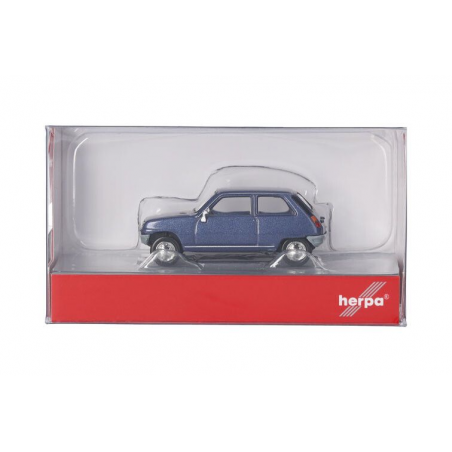 Renault R5, blauw metallic 1:87, Herpa