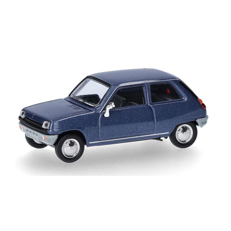 Renault R5, blauw metallic 1:87, Herpa