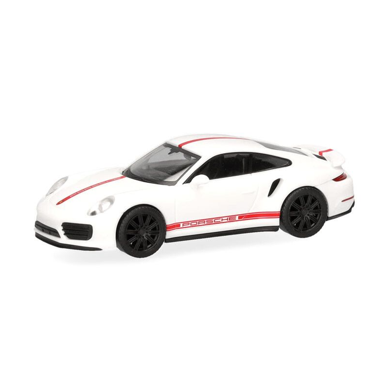 Porsche 911 (991) Turbo, wit, Herpa