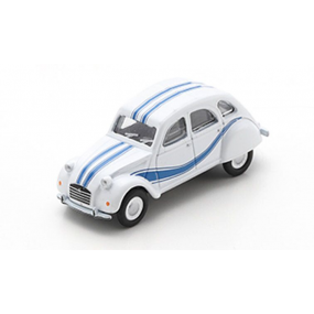 Citroen 2CV, wit/blauw 1:87, Schuco