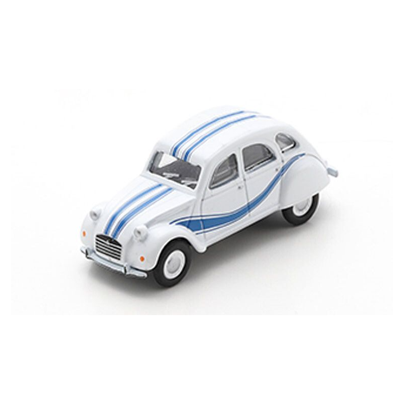 Citroen 2CV, wit/blauw 1:87, Schuco