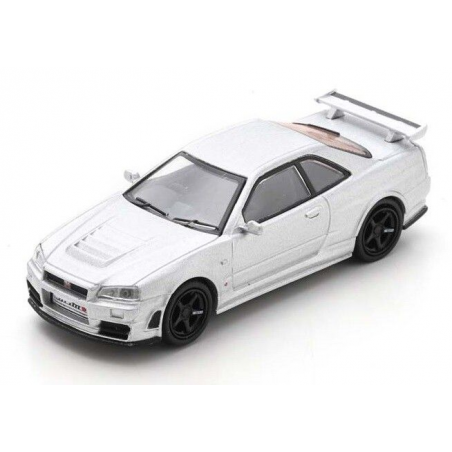 Nismo R34 GT-R Z-tune, zilver, 1:64, Schuco