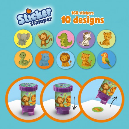 SES - Sticker Stamper Jungledieren